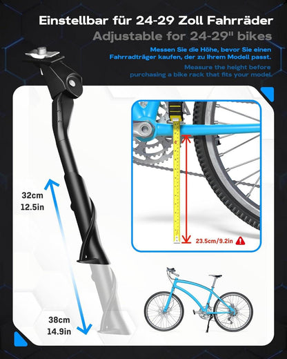 Fahrradständer 24–29 Zoll Höhenverstellbarer Mittelständer