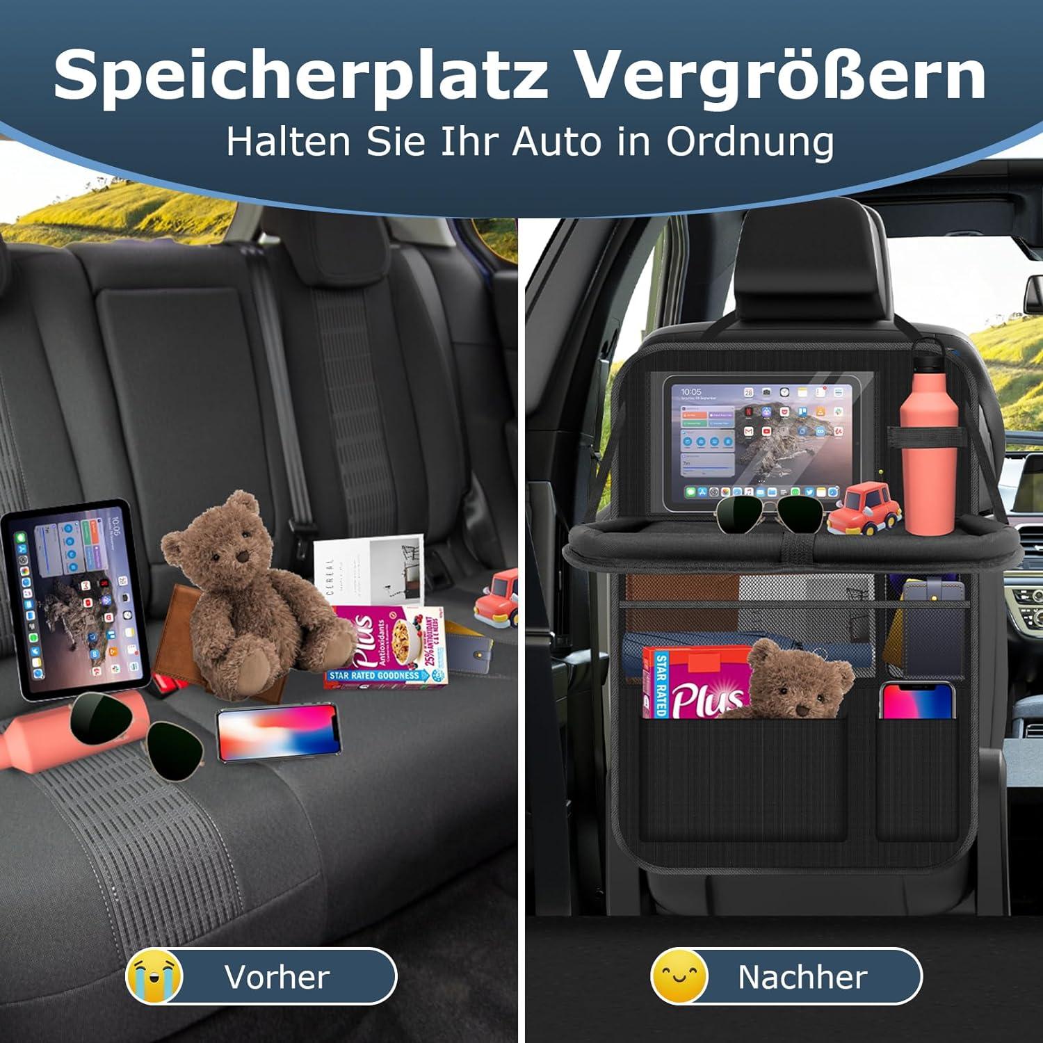 Auto Organizer 2 Stück Rückenlehnenschutz Kinder