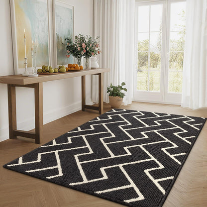 Schmutzfangmatte rutschfest 120x180 cm – Dunkelgrau Terrazzo