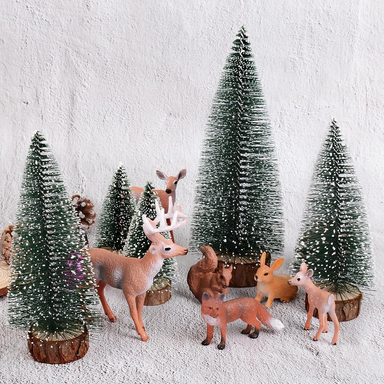 14-teilige Weihnachtsminiaturfiguren Weihnachtsbaum Ornament Basteln