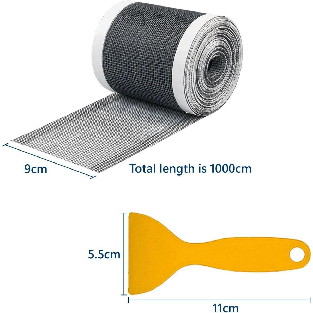 Duschhaarsieb Mesh 9cm – Verstopfungsfrei & Einfach Zuschneiden
