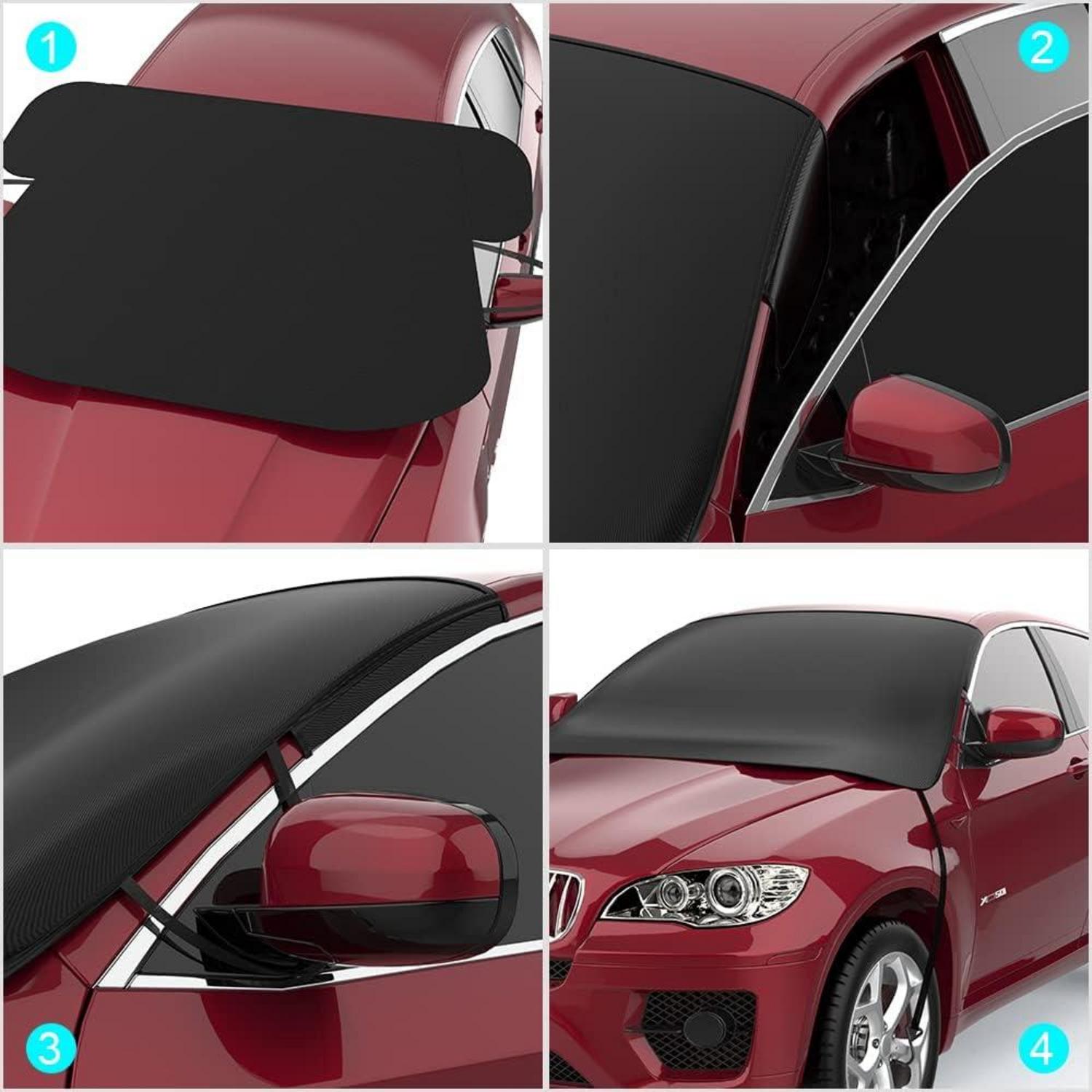 Frontscheibenabdeckung Winter Auto Windschutz 175x120cm Eisschutzfolie