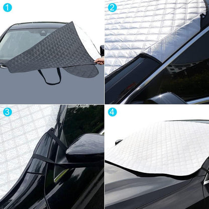Frontscheibenabdeckung Winter Schutz Auto Scheibe 183x116cm