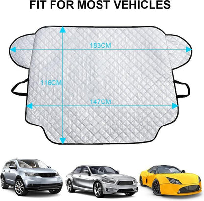 Frontscheibenabdeckung Winter Schutz Auto Scheibe 183x116cm