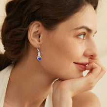 Keltischer Knoten Ohrringe Damen 925 Silber Hängend Dezember