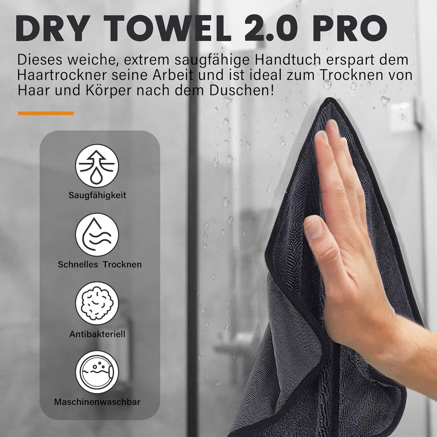 Deedlite Shiny Bath XXL Trockentuch Mikrofasertuch Original