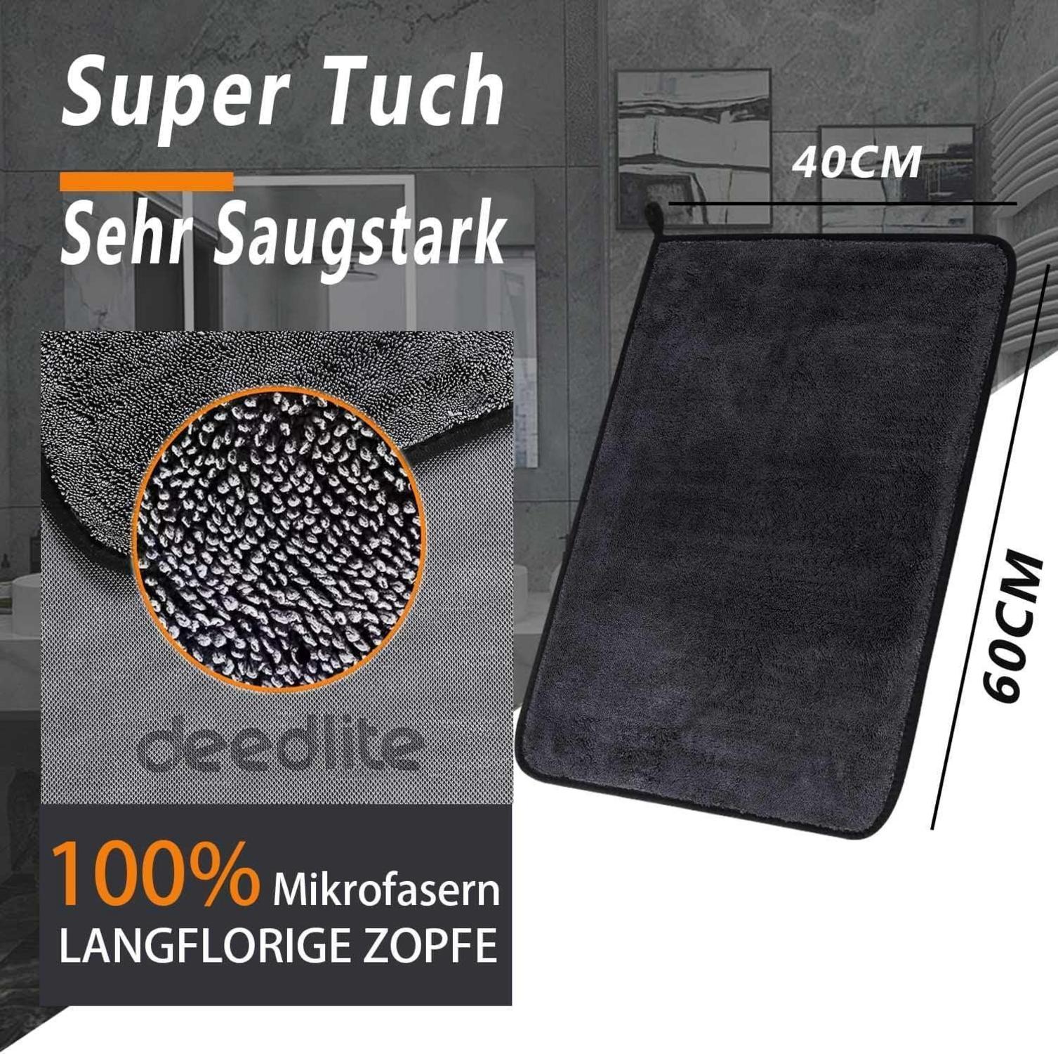 XXL Trockentuch Fast Dry Mikrofasertuch 40x60cm-schwarz