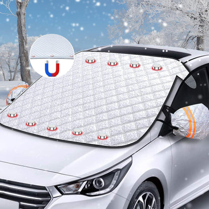 Autoscheibenabdeckung mit 9 Magneten Windschutzscheibe Winter-Schutz