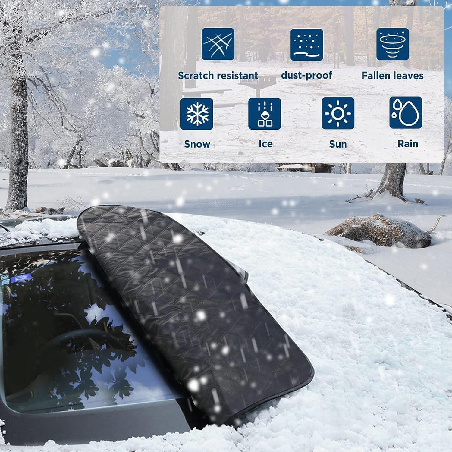 Auto Windschutzscheibenabdeckung mit 9 Magneten SUV Schnee