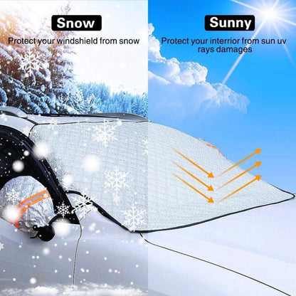 Auto Frontscheibenabdeckung mit Magneten Sonnenschutz Windschutzscheibe