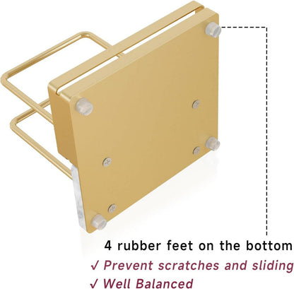 Serviettenhalter Metall Marmor Golden, Küchenzubehör Tisch Deko