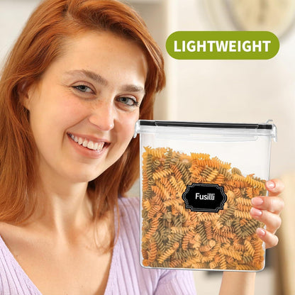 Skroam 4L Vorratsdosen Set, Müsli Schüttdose luftdicht, BPA