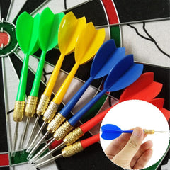 10er Set Profi Steel-Dartpfeile mit Metallspitze in 5 Farben