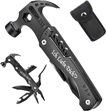 Multitool Hammer Geschenk für Ihn Partner Jahrestag Gadgets