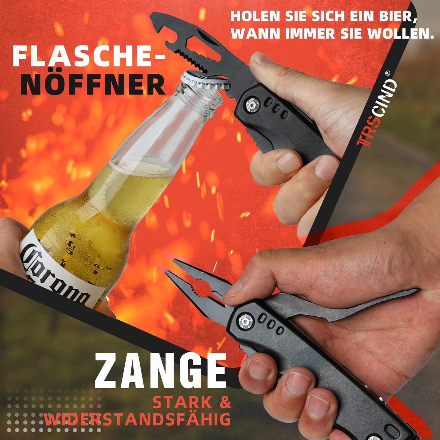 Multitool Hammer Geschenk Ehemann 12 in 1 Werkzeug Jahrestag Gadgets
