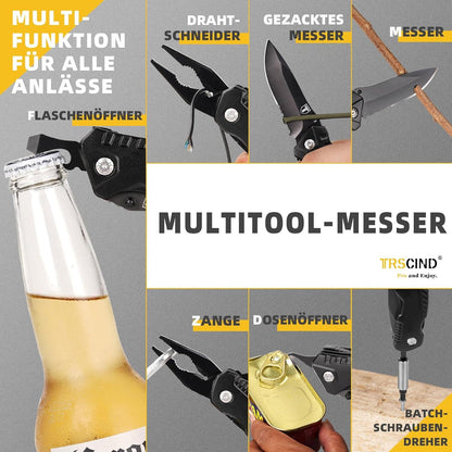 Taschenmesser Multitool für Männer Outdoor Camping Angler Surival Werkzeug