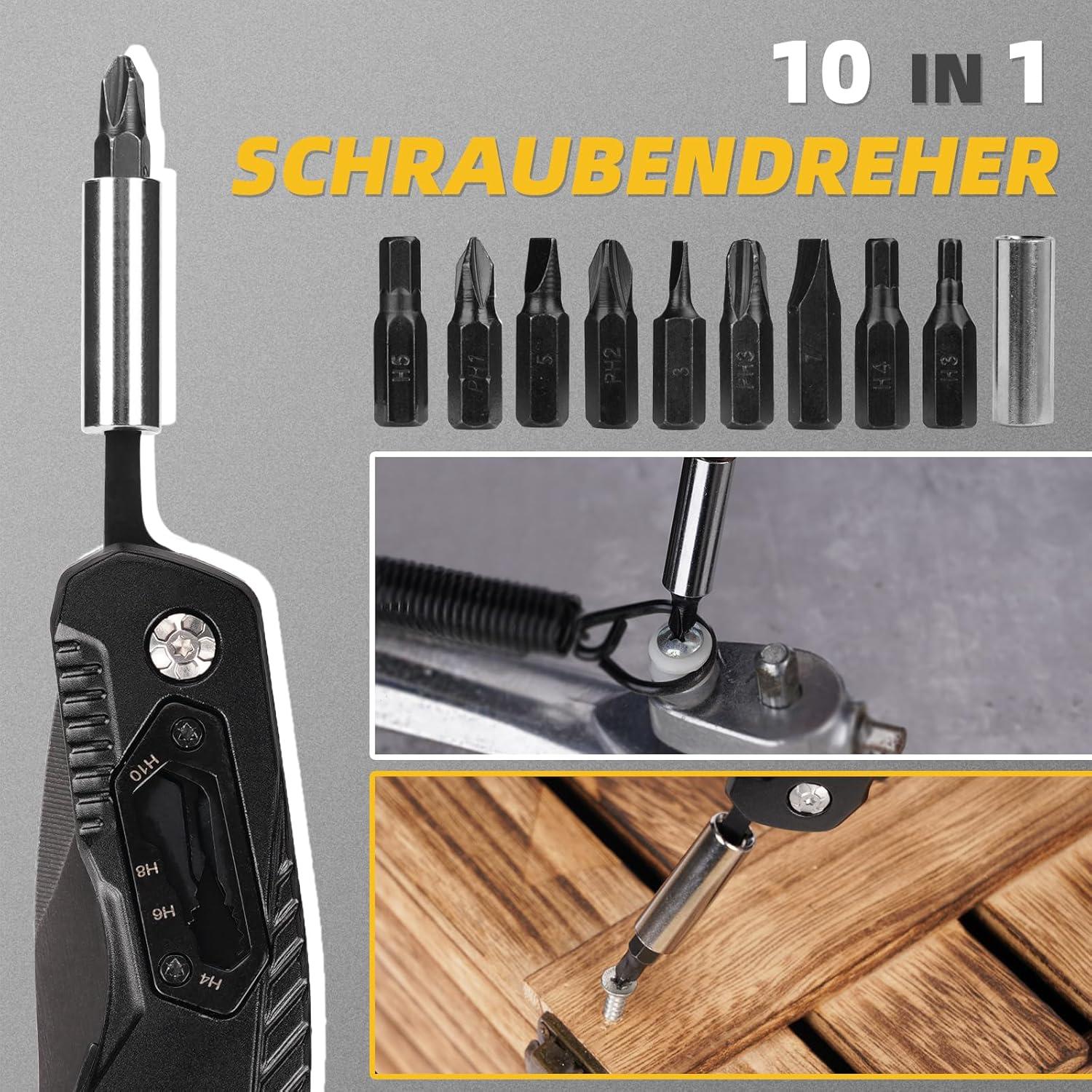 Taschenmesser Multitool Geschenk für Männer Outdoor Camping Survival