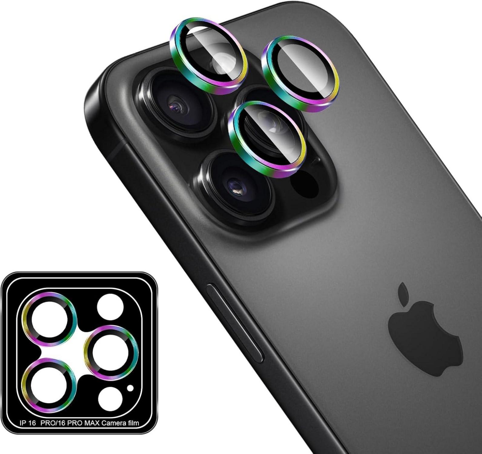 iPhone 16 Pro Max Kameraobjektiv Schutz Panzerglas Anti-Kratzen Folie