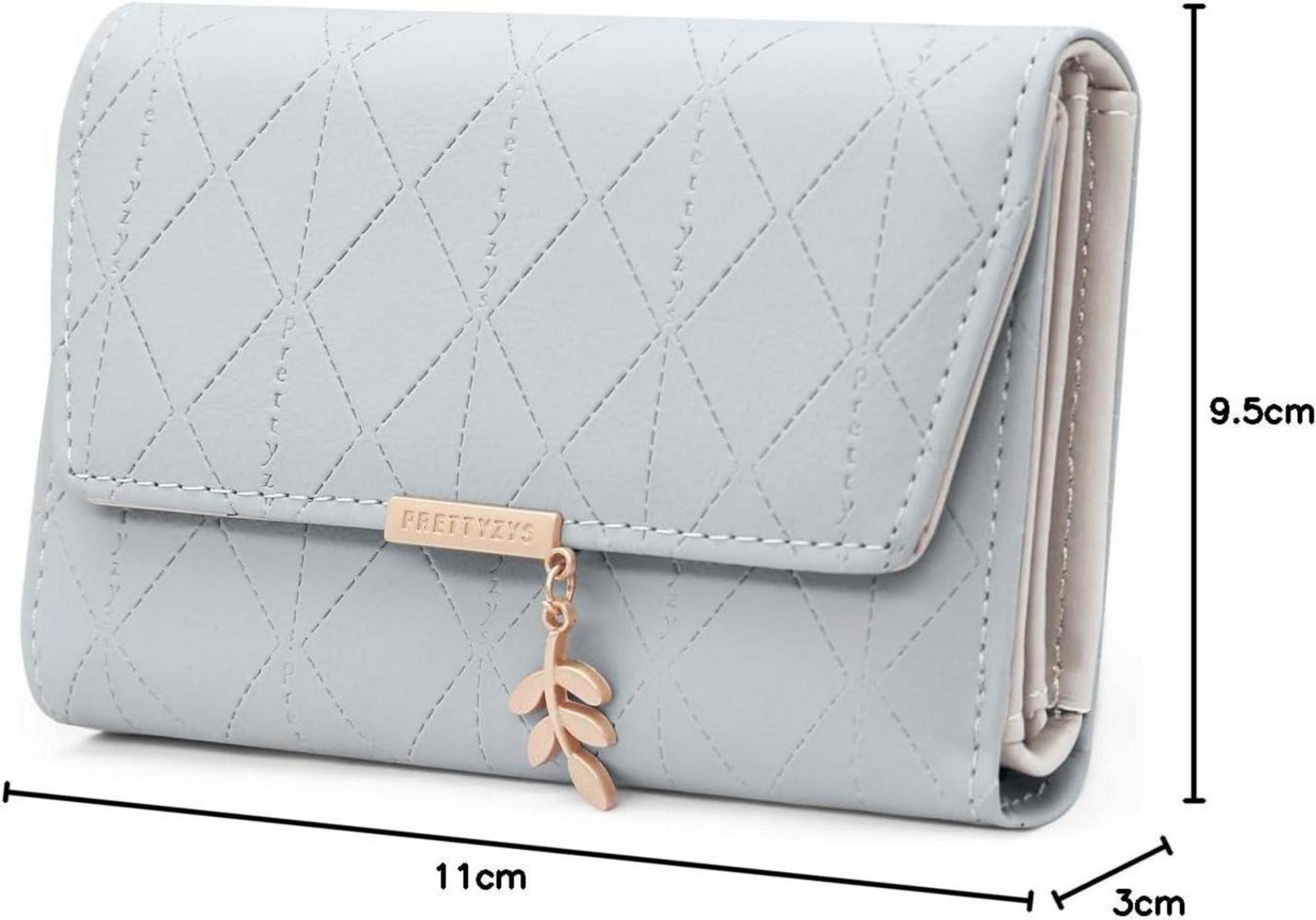 REETEE Damen Klein Brieftasche Vegan Leder mit vielen Fächern Münzfach Kartenfächer