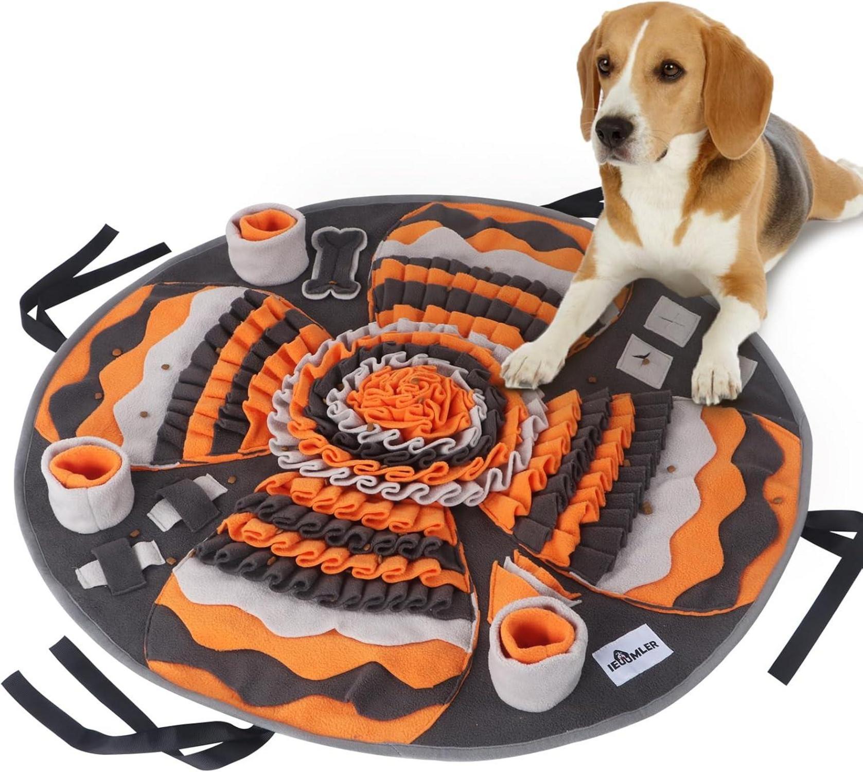 Schnüffelteppich Hund Trainingsmatte rutschfest Futtersuche