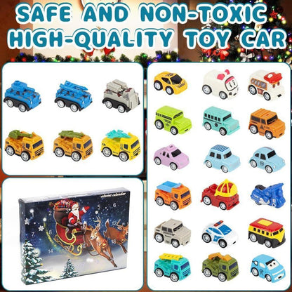 OBEST Adventskalender 2024 Auto Countdown Spielzeug für