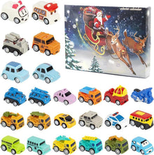 OBEST Adventskalender Auto Spielzeug 24 Rebound Puzzle