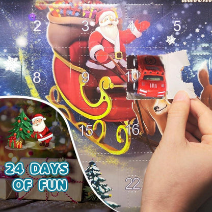OBEST Adventskalender Auto Spielzeug 24 Rebound Puzzle