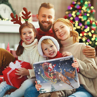 Adventskalender 2024 Auto Spielzeug 24er Set Rebound Puzzle Kinder