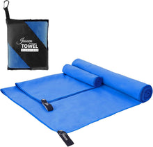 Mikrofaser Sporthandtuch-Set, Schnelltrocknend, Saugstark