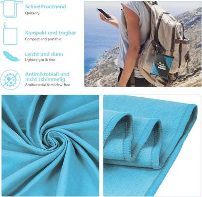 Mikrofaser Sporthandtuch Set für Reise & Outdoor