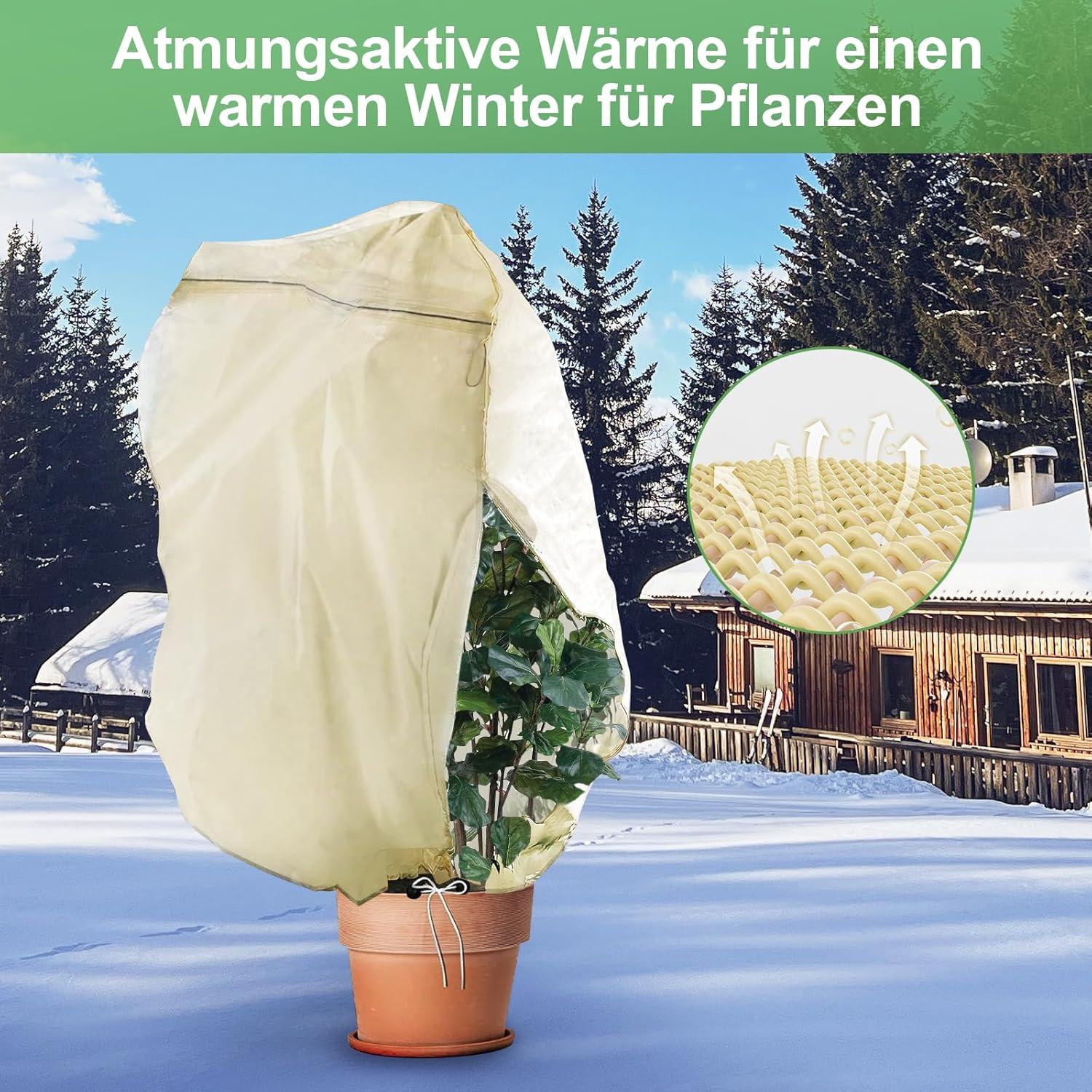 2er Pack Frostschutz Pflanzenschutz Winter 180x120cm