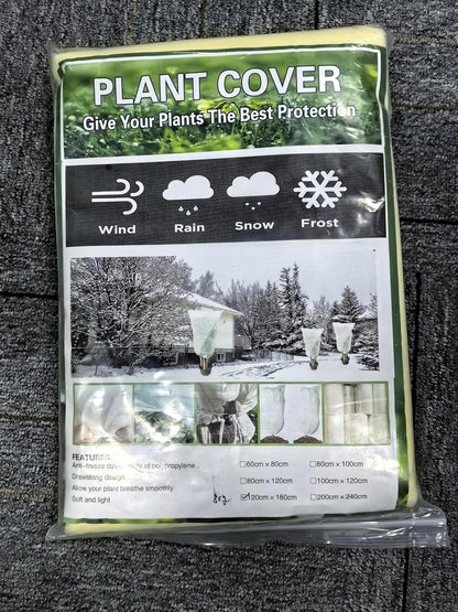 2er Set Frostschutz Pflanzenschutz 180x120cm für Kübelpflanzen Palmen Olivenbaum