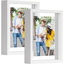 Schwebender Glas-Bilderrahmen 13x18 cm Doppelglas