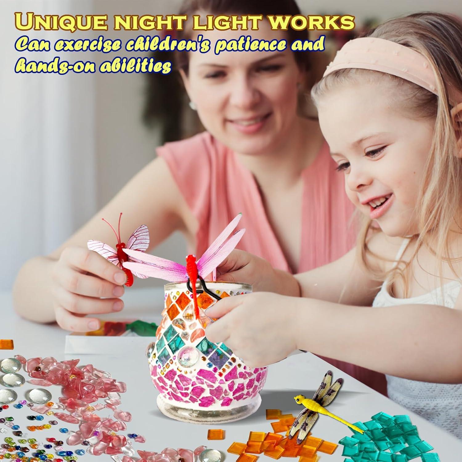 Laternen Bastelset Kinder Mosaik DIY Laterne Geburtstagsgeschenk