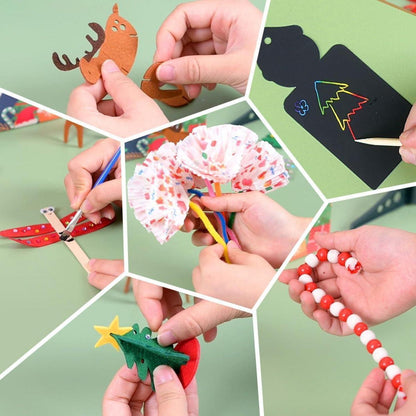 Basteln Adventskalender 2024 Kinder Mädchen 24 kreative