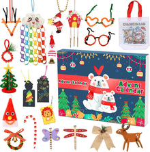 Basteln Adventskalender 2024 Kreativ Weihnachtskalender 3-12 Jahre DIY