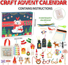 Basteln Adventskalender 2024 Kinder Mädchen 24 kreative