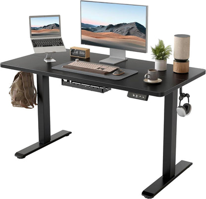 Elektrischer Schreibtisch Höhenverstellbar 120x60cm mit 3 Memory