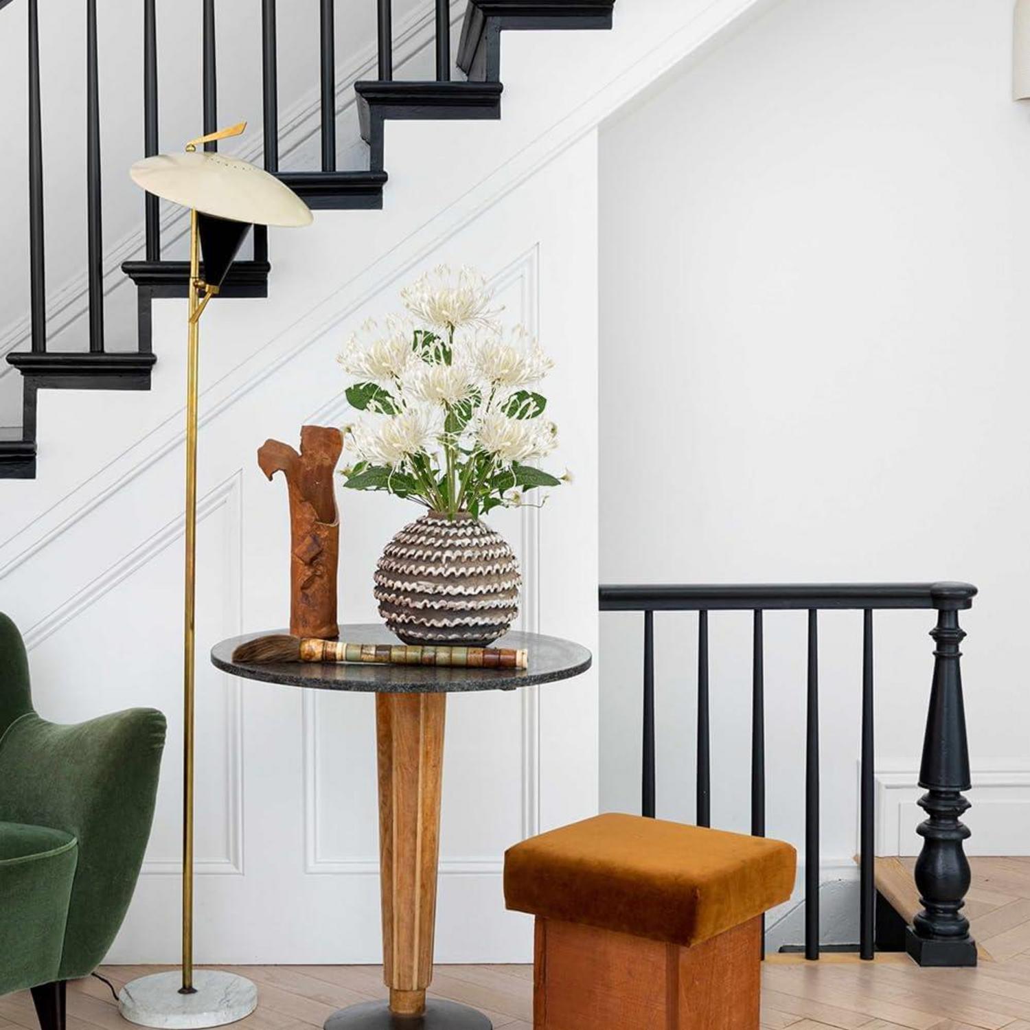 Künstliche Chrysantheme 6er Set Blumengesteck Weiß 30cm