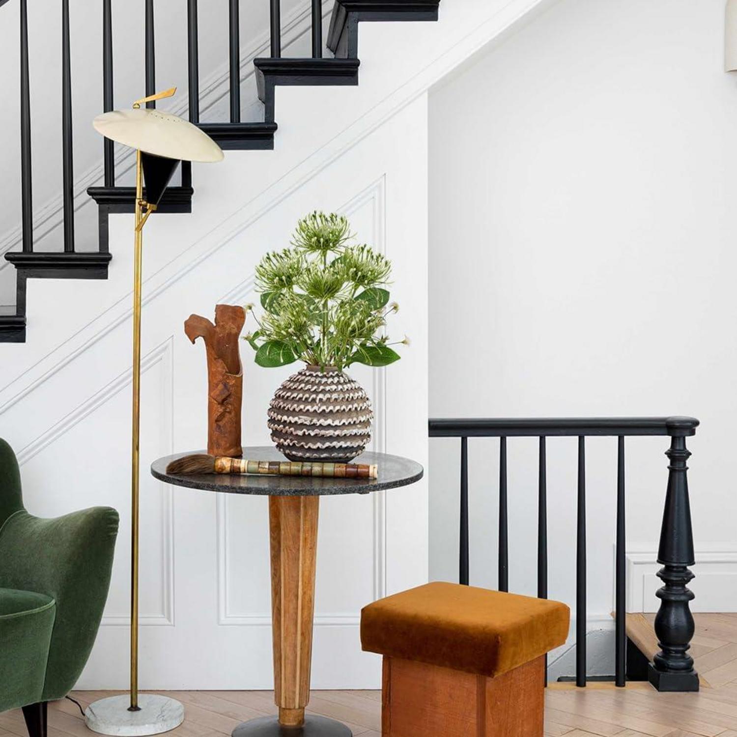 Kunstblumen Chrysantheme biegsamer Stiel 6er Set Bouquet Grün