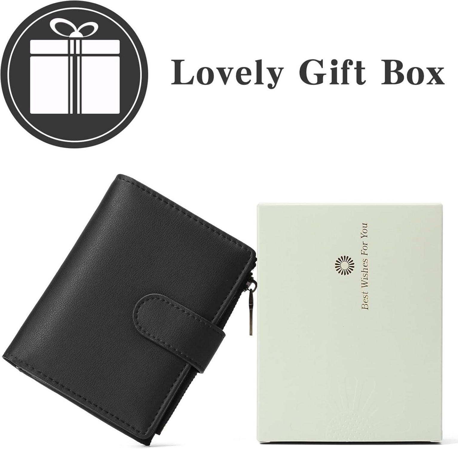 GAEKEAO Damen Geldbörse Klein mit RFID in Geschenkbox