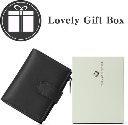 GAEKEAO Damen Geldbörse Klein mit RFID in Geschenkbox