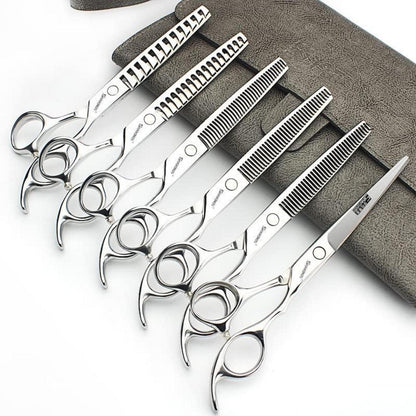 Professionelle Haarschneidemaschine Set mit Friseurschere (6,5-7,5 Zoll)