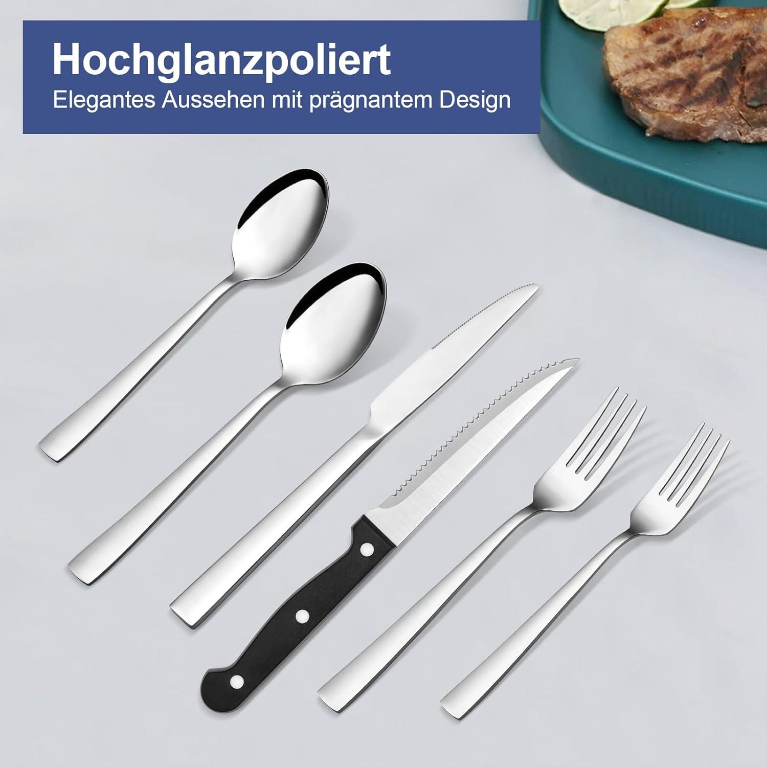 36-teiliges Besteckset für 6 Personen