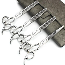 Professionelle Haarschneidemaschine Set mit Friseurschere (6,5-7,5 Zoll)