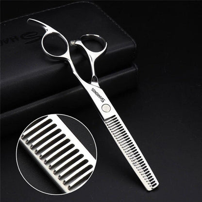 Professionelle Haarschneidemaschine Set mit Friseurschere (6,5-7,5 Zoll)
