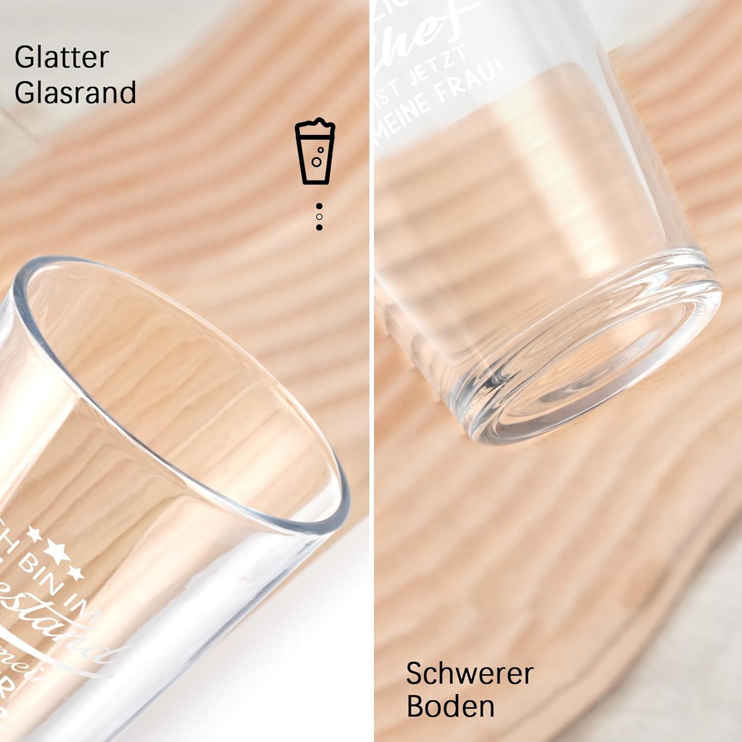 Bierglas Geschenk Ruhestand Rentner Frau Mann 15oz Freude