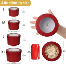 4er-Set Runde Aufbewahrungsboxen mit Deckel Geschenkboxen