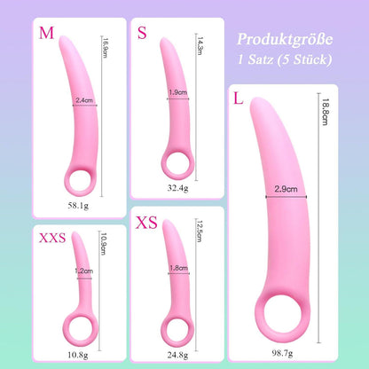 Dilatoren Set Frauen 5 Vaginale Trainer Silicon hart