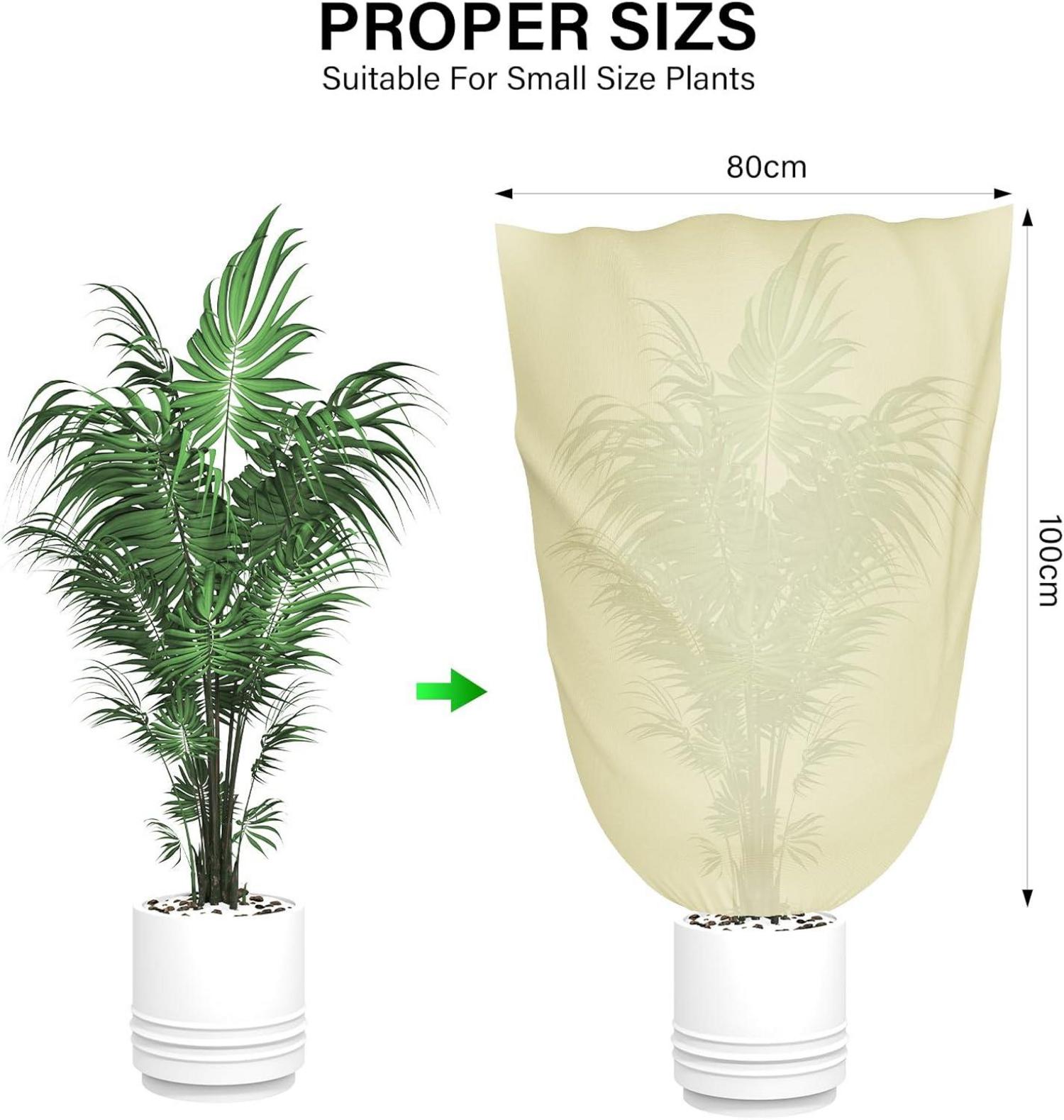 Winterschutz Pflanzenschutzhaube 80x100cm Frostschutz Palme Obstbaum